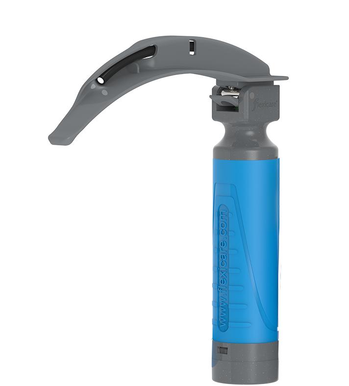 Рукоятка ларингоскопа BritePro Solo фіброоптична, клинок Macintosh розмір 3,5, одноразового використання (Виробник: FLEXICARE)